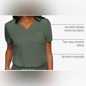 Med Couture Women's Top in Olive Green